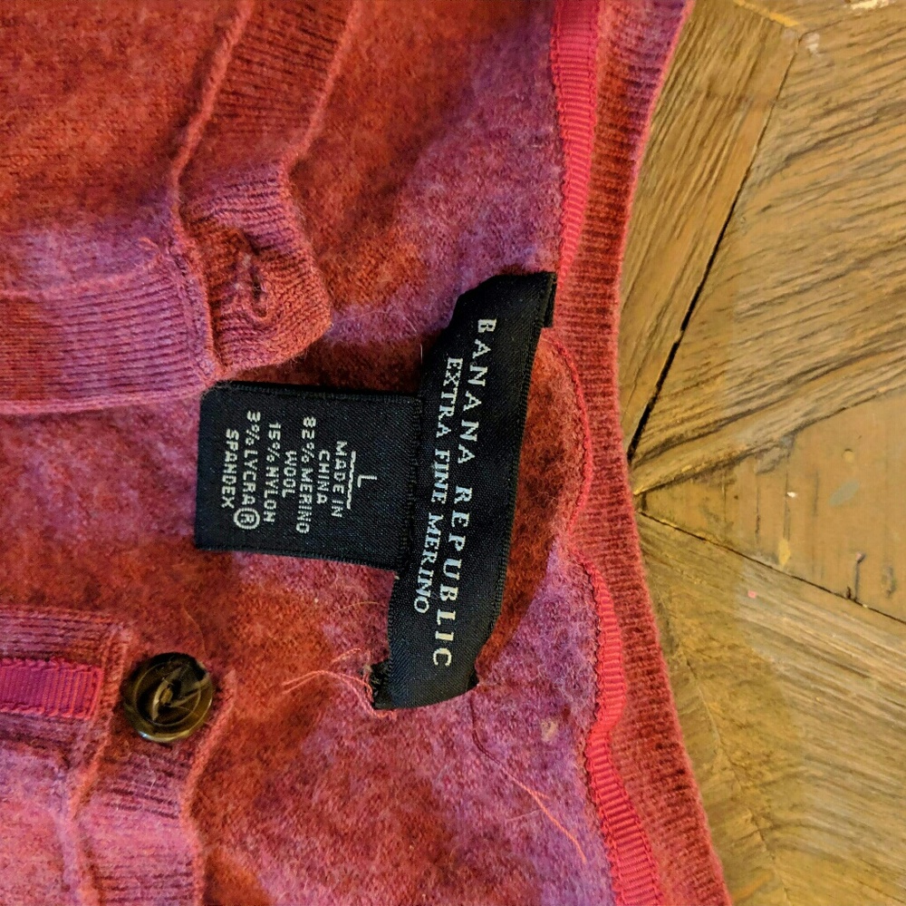 Extra fine merino wool cardigan by Banana Republic